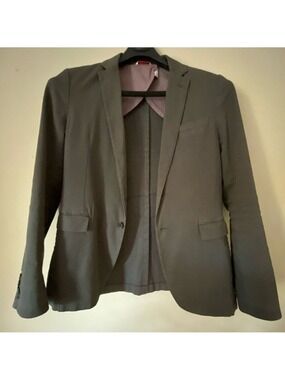 Brooks Brothers Red Fleece Gray Cotton Jacket 42L